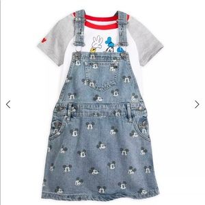 Disney store Mickey overall dress.